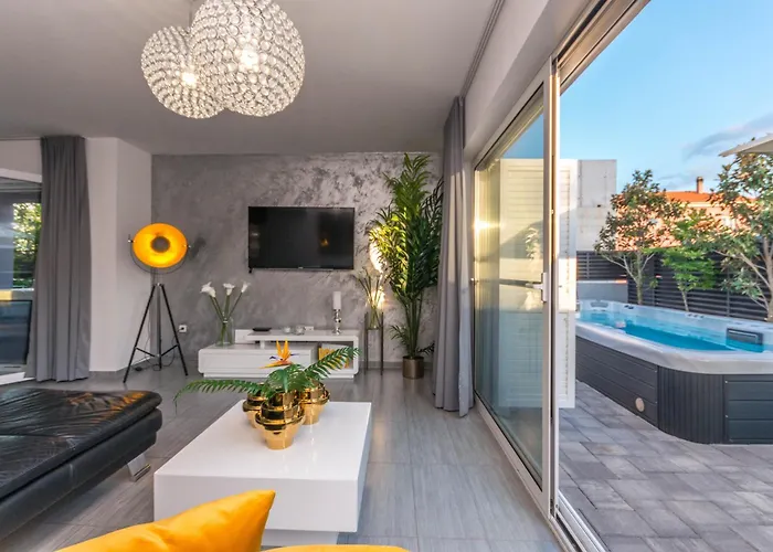 Appartement Luxury Villa Ledenko Private Pool Jacuzzi Garden Biograd Na Moru
