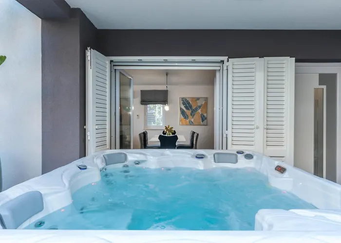 Luxury Villa Ledenko Private Pool Jacuzzi Garden * Biograd Na Moru